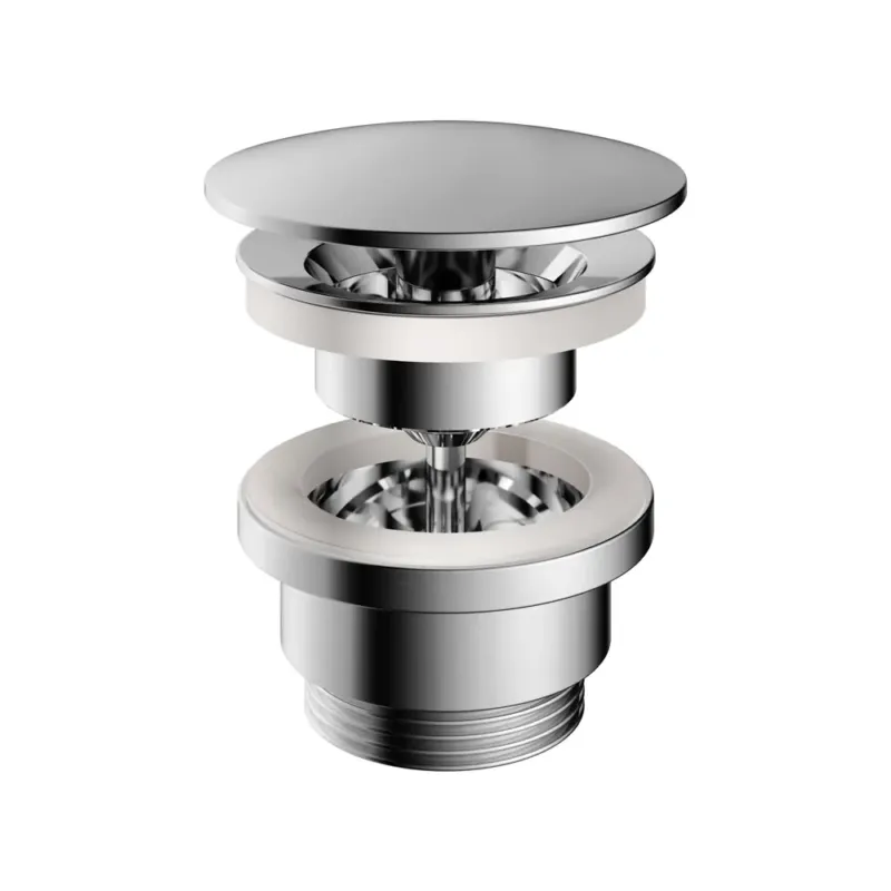 Finale Uitverkoop Hotbath Cobber Always open Clickwaste Chroom P708