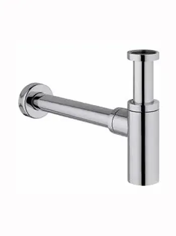 Hotbath Cobber Wastafel Sifon rond Chroom P035 Express Levering