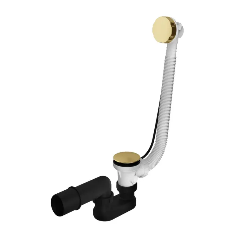 Hotbath Cobber Badafvoer verlengd Geborsteld Messing PVD P032 Nu Kopen
