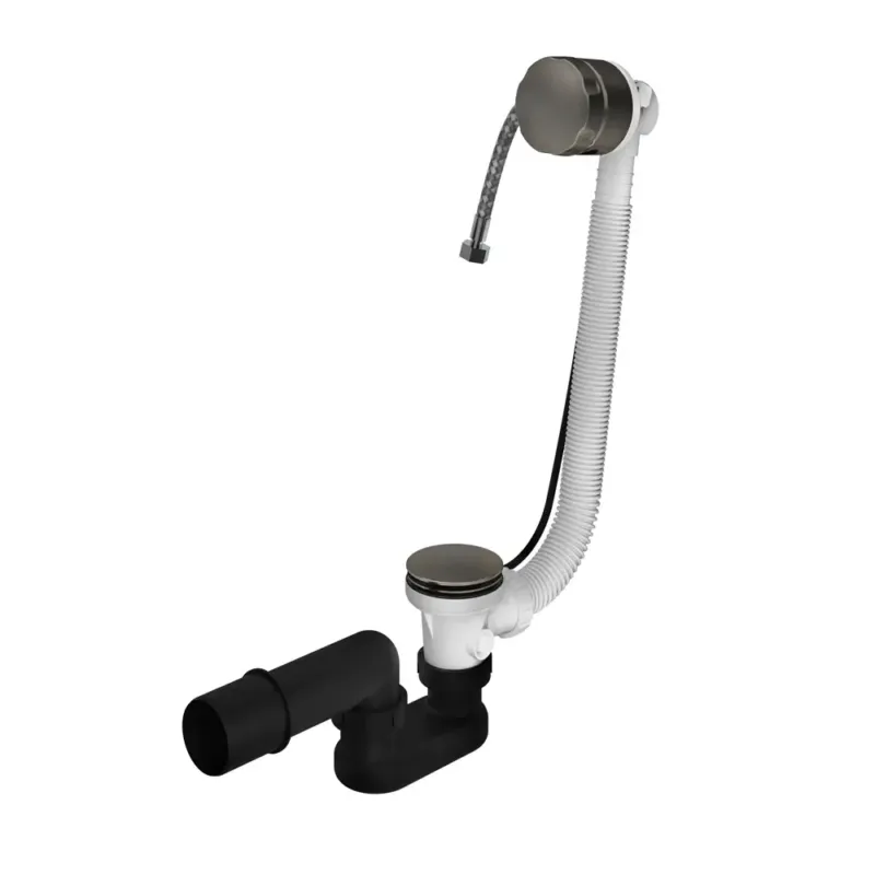 Beste Prijs Hotbath Cobber Badafvoer met vulfunctie en overloop Verouderd Ijzer P033