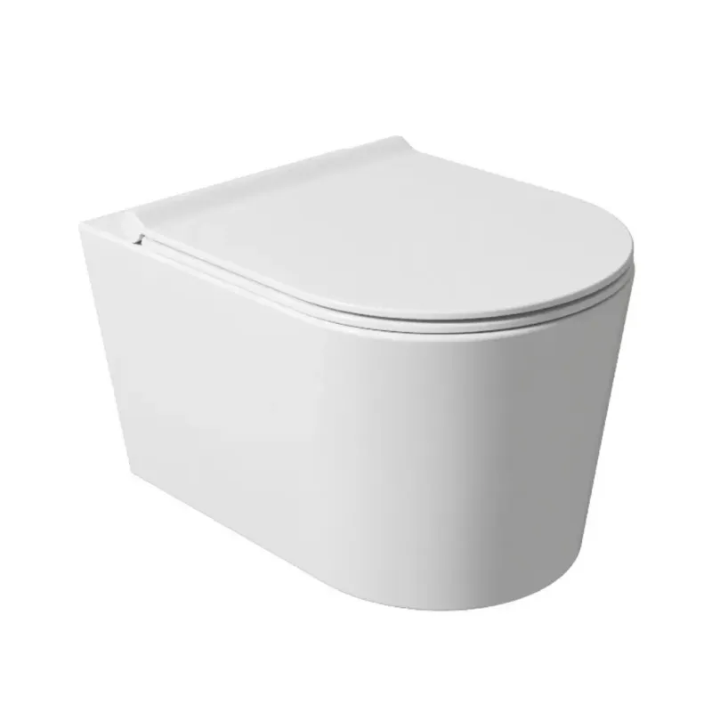 Salenzi Civita wandcloset toiletpot randloos mat wit 35x50cm Gecertificeerd