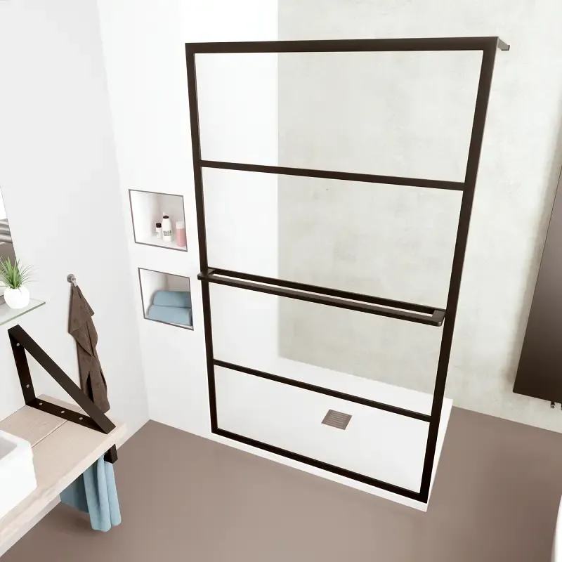 Best Design Nero inloopdouche 90x200cm anti-kalk 10mm Rechtstreeks Van De Fabrikant