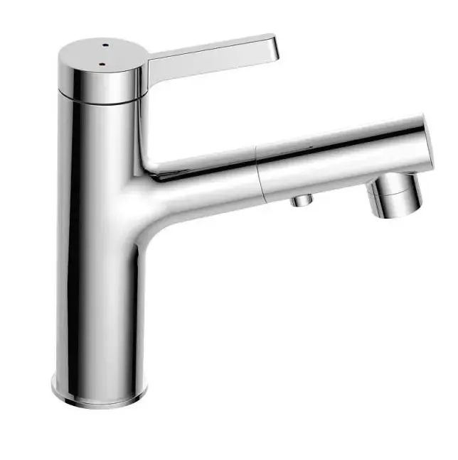 Best Design Asproli wastafelkraan met uittrekbare sproeiuitloop chroom Dagaanbieding