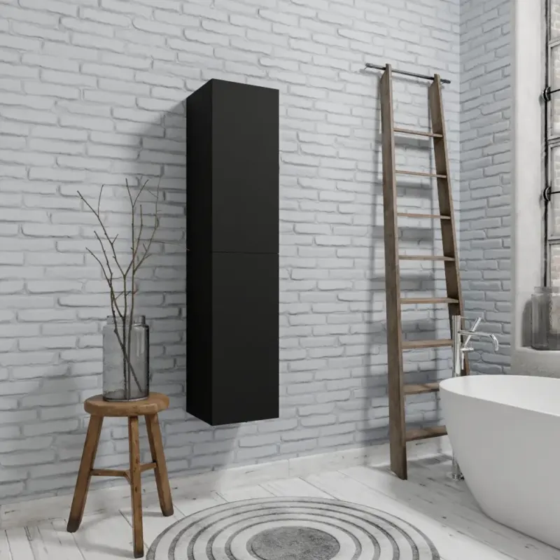 Zaro Beam kolomkast 160x35x35cm 2 deuren mat zwart Meest Verkocht