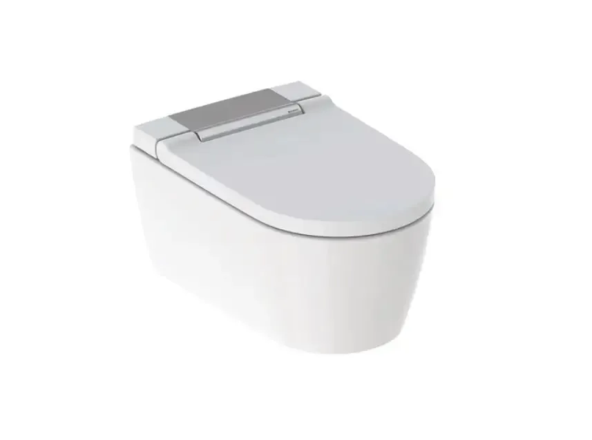 Geberit AquaClean Sela douchewc met softclose zitting alpien wit glans verchroomd Gecertificeerd