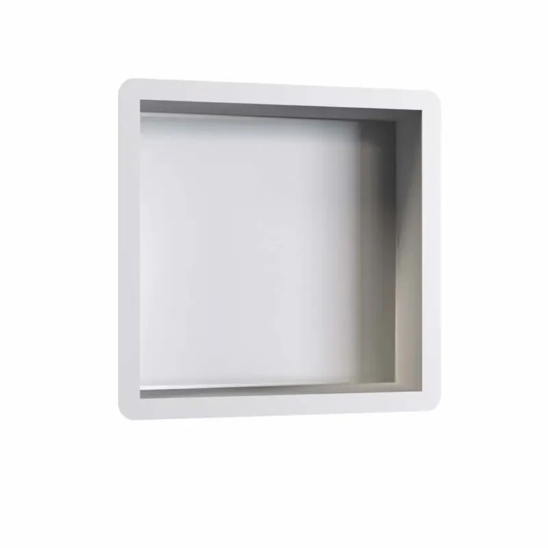 Populair Brauer Brushed Edition inbouwnis 30x30cm RVS geborsteld