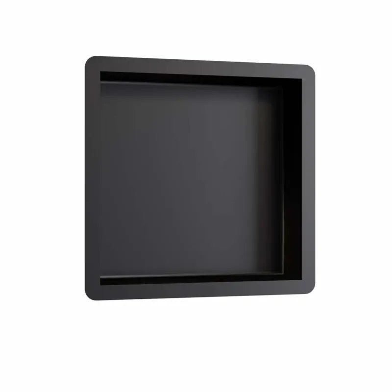 Brauer Black Edition inbouwnis 30x30cm zwart mat Beste Prijs