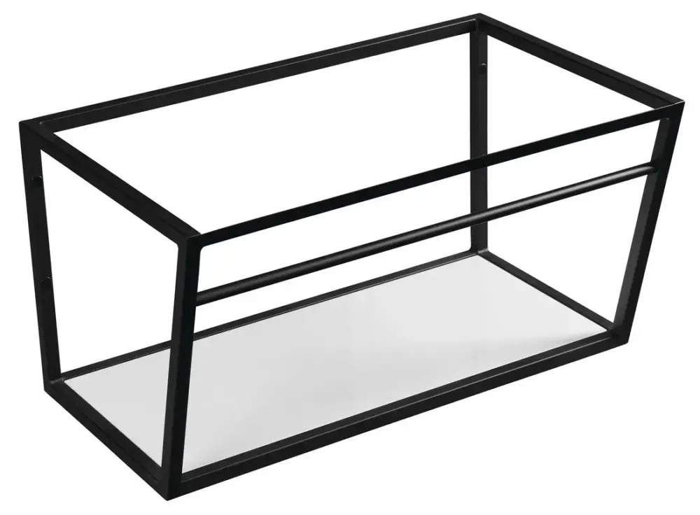 Dagaanbieding Sapho Industrial wastafel frame mat zwart 75cm
