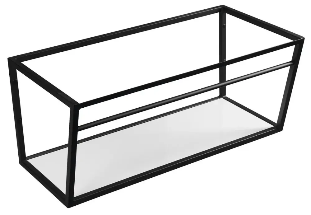 Sapho Industrial wastafel frame mat zwart 90cm Koop Vandaag