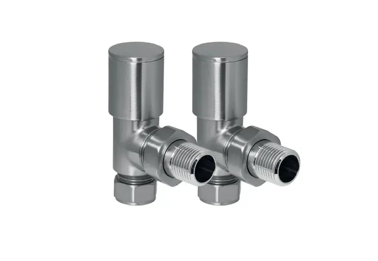 SSI Design radiatorkraan haaks RVS gepolijst Premium