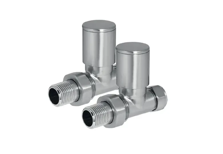 SSI Design radiatorkraan recht RVS geborsteld Koop Online
