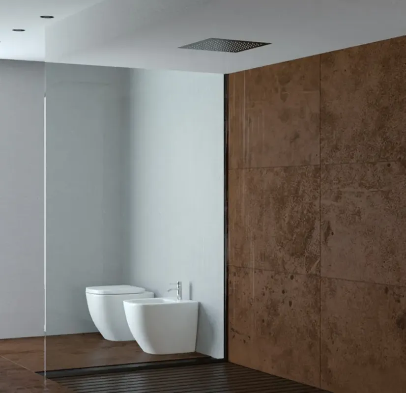 Bellezza Bagno Clip On inbouw hoofddouche 34x34cm chroom Seizoensaanbieding