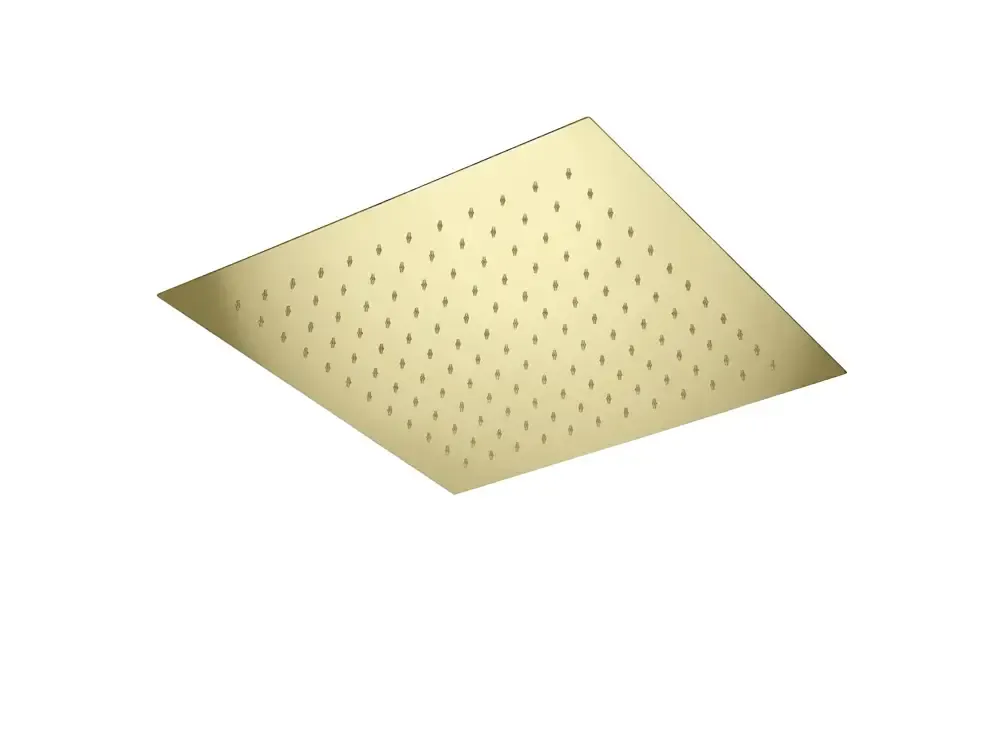 Bellezza Bagno Clip On inbouw hoofddouche 34x34cm goud Gecertificeerd