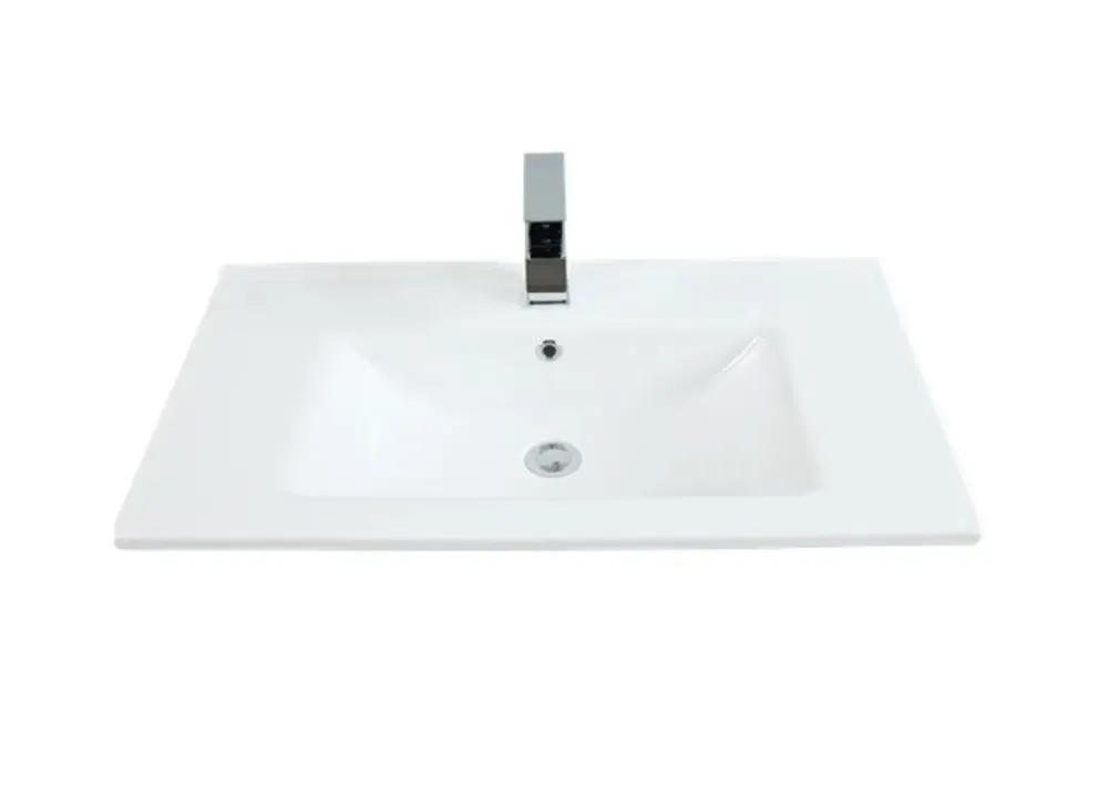 Bestseller Sanicare Q6 keramische wastafel 80x45cm wit