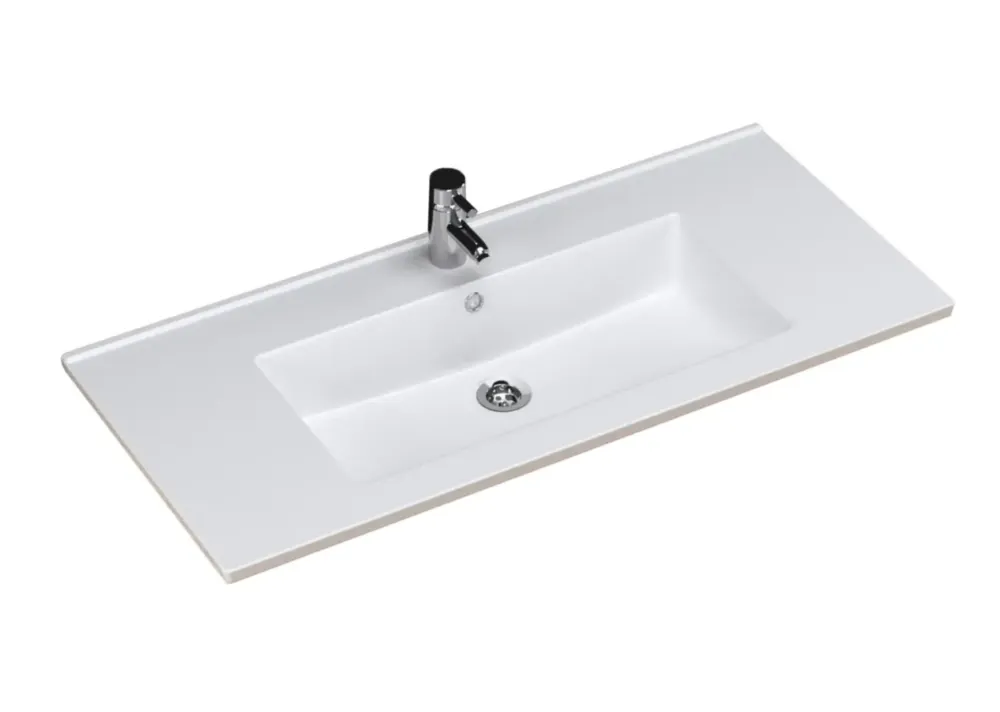 Meest Verkocht Sanicare Q10 keramische wastafel 100x45cm wit