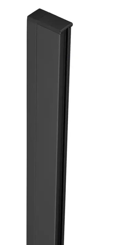 Direct Verzonden Polysan Zoom Line Black verlengprofiel voor vast wandprofiel 15mm