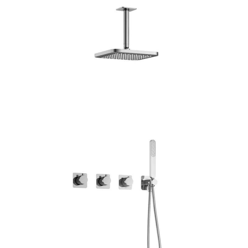 Hotbath Gal IBSGL70CR inbouwdouche met plafondbuis chroom Fabrieksprijs