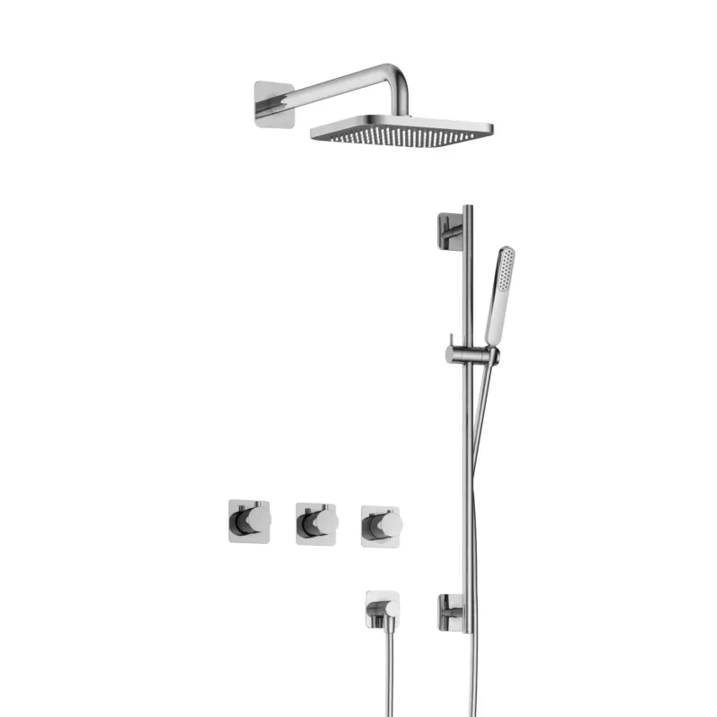 Hotbath Gal IBSGL70CR inbouwdouche met glijstang chroom Aanbieding