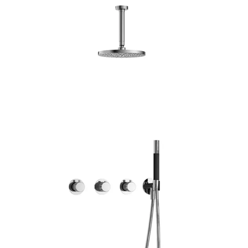 Alleen Vandaag Hotbath Cobber X IBSX70 inbouwdouche met 15cm plafondbuis chroom