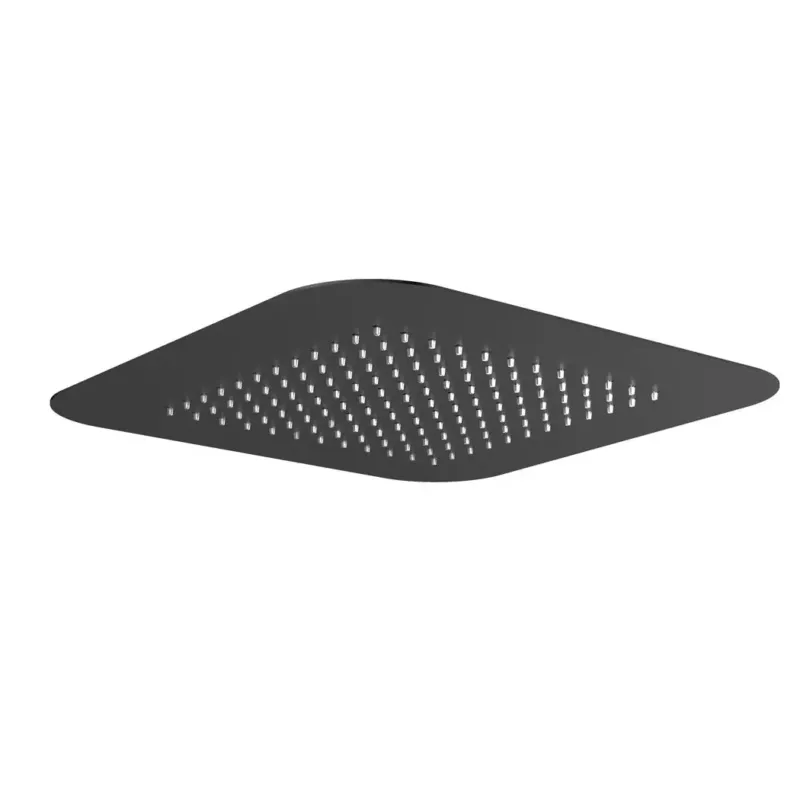 Hotbath Gal inbouw hoofddouche 42x42cm geborsteld gunmetal PVD Express Levering