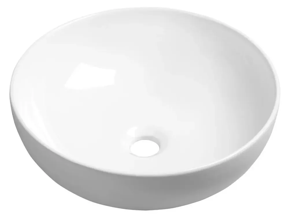 Merkproduct Sapho Rondane keramische waskom 41x41cm wit