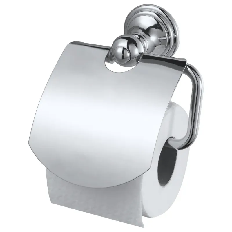 Laatste Versie Haceka Allure toiletrolhouder met klep chroom