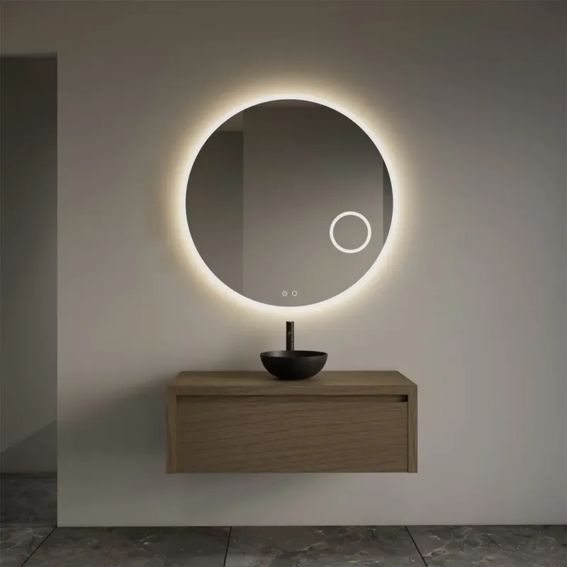 Uitverkoop Gliss Design Ares badmeubel 90cm ash gray zonder waskom