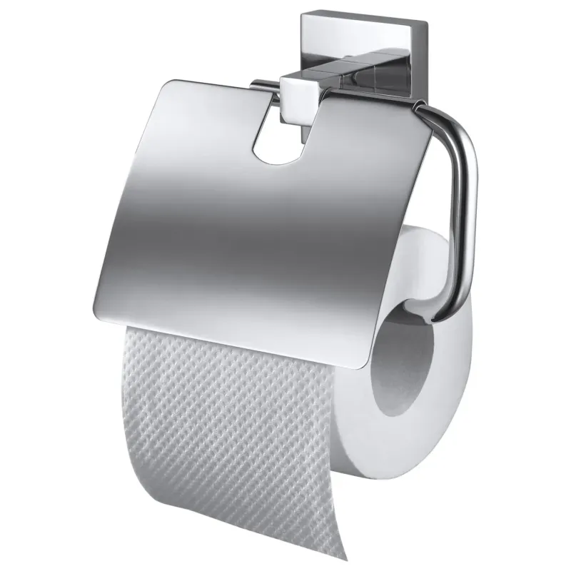 Hete Deal Haceka Mezzo toiletrolhouder met klep chroom