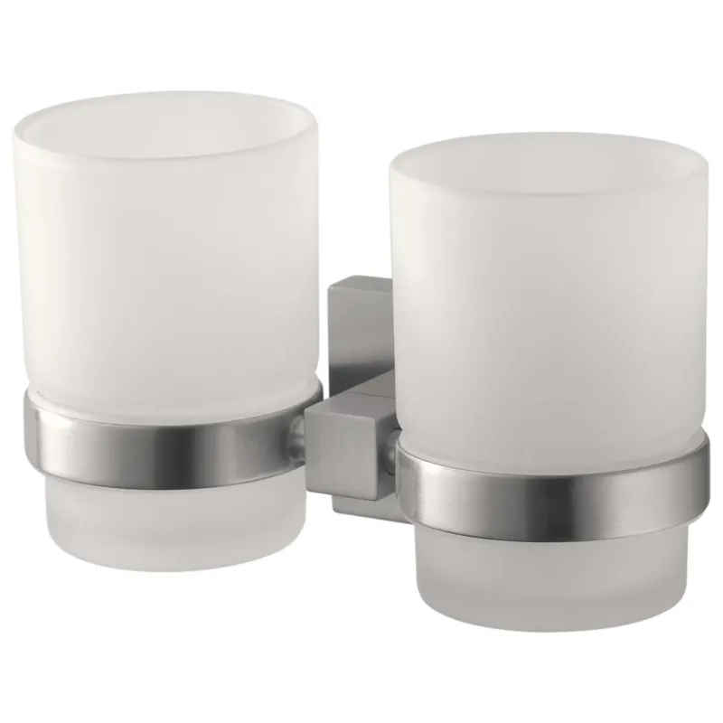 Laatste Kans Haceka Mezzo dubbele bekerhouder RVS-look
