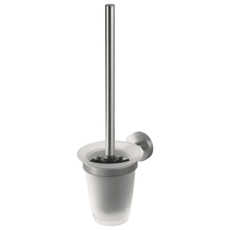 Haceka Kosmos toiletborstelset glas RVS-look Premium