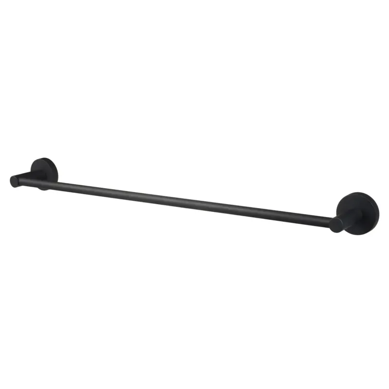 Lage Prijs Haceka Kosmos enkele handdoekhouder 60cm zwart mat