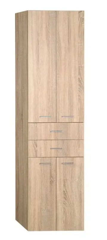 Sapho Zoja kolomkast 50x184cm eiken platina Beperkte Voorraad