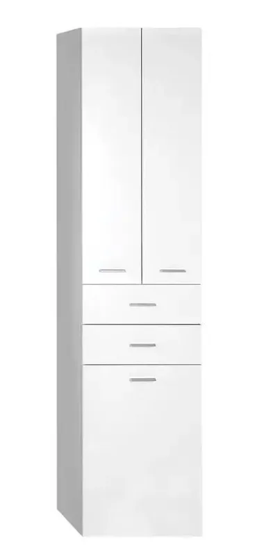 Sapho Zoja kolomkast met wasmand 50x184cm wit Nu Kopen