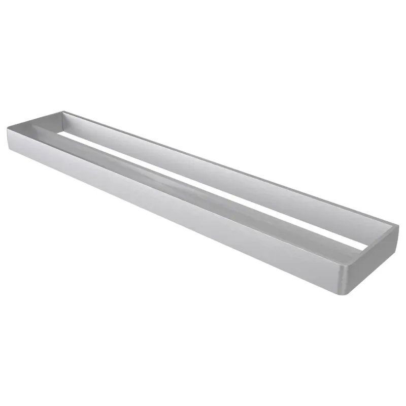 Express Levering Haceka Aline dubbele handdoekhouder geborsteld aluminium