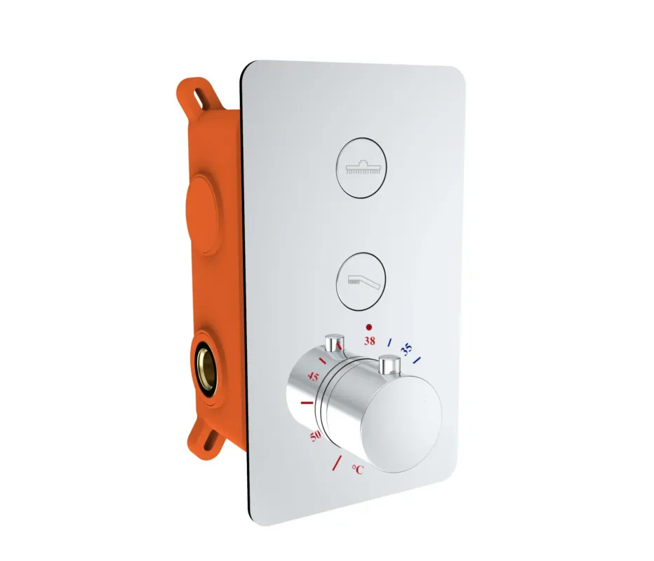 Best Design Ore inbouw thermostaatkraan 2 weg chroom Express Levering