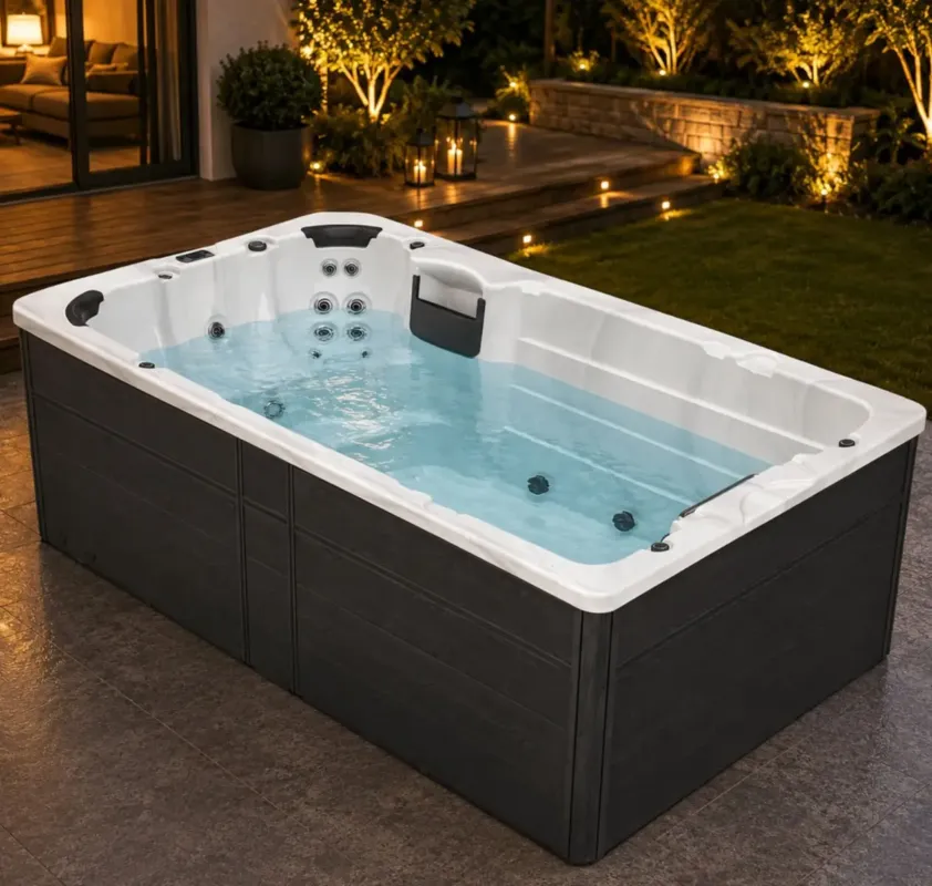 Badstuber Ibiza outdoor whirlpool 2 persoons wit Beperkt Aanbod
