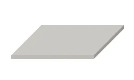 Fontana wastafel toppaneel 60x46cm lichtgrijs Aanbieding