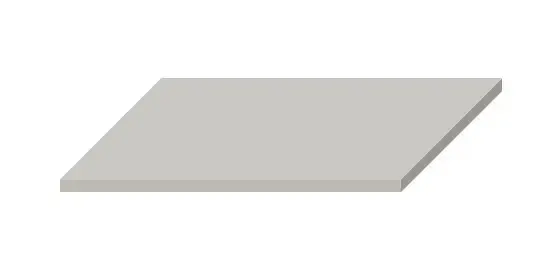 Fontana wastafel toppaneel 80x46cm lichtgrijs Hete Deal