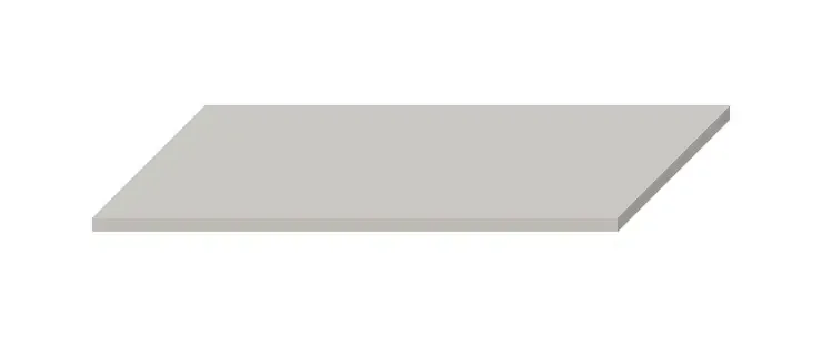 Fontana wastafel toppaneel 120x46cm lichtgrijs Hete Deal