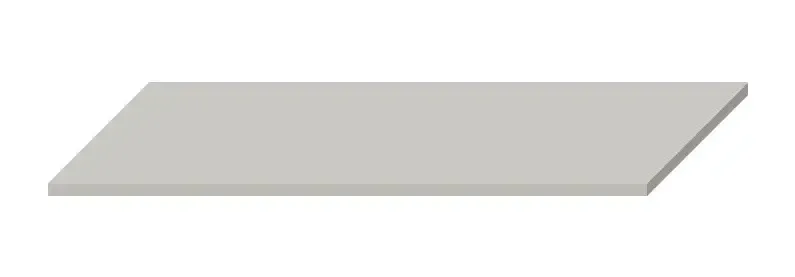 Weekendaanbieding Fontana wastafel toppaneel 160x46cm lichtgrijs