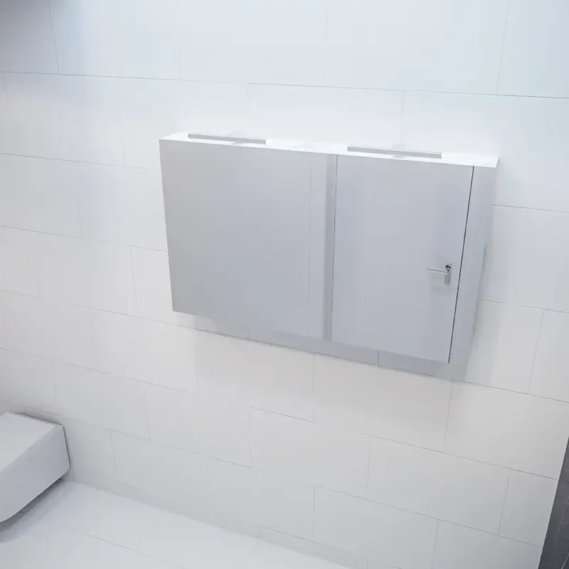 Mondiaz Cubb spiegelkast 120x70x16cm carrara met 2 deuren Aanbieding