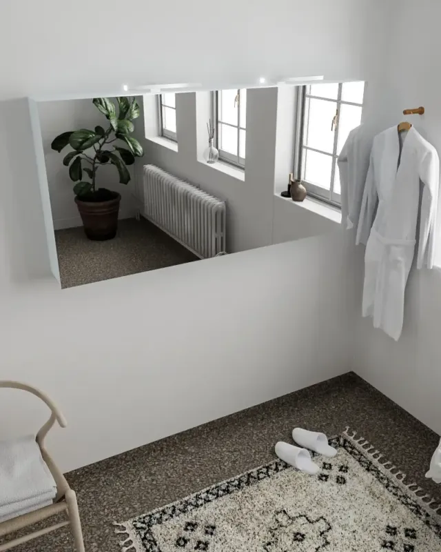 Mondiaz Cubb spiegelkast 150x70x16cm clay met 3 deuren Lage Prijs