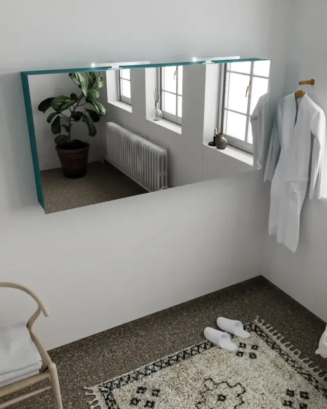 Mondiaz Cubb spiegelkast 150x70x16cm smag met 3 deuren Finale Uitverkoop
