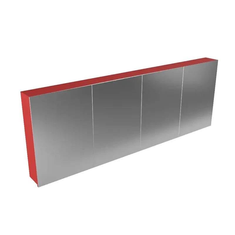 Mondiaz Cubb spiegelkast 200x70x16cm fire met 4 deuren Gratis Retour
