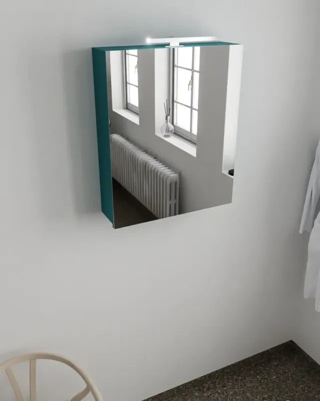 Mondiaz Cubb spiegelkast 60x70x16cm smag met 1 deur Meest Verkocht
