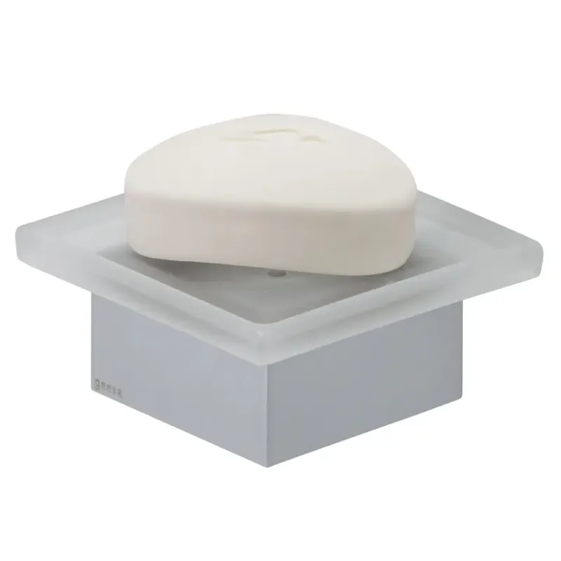 Seizoensaanbieding Geesa Modern Art zeephouder met schaal chroom