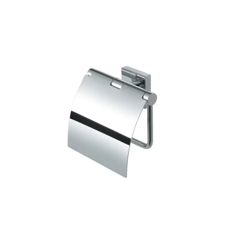 Weekendaanbieding Geesa Nelio toiletrolhouder met klep chroom
