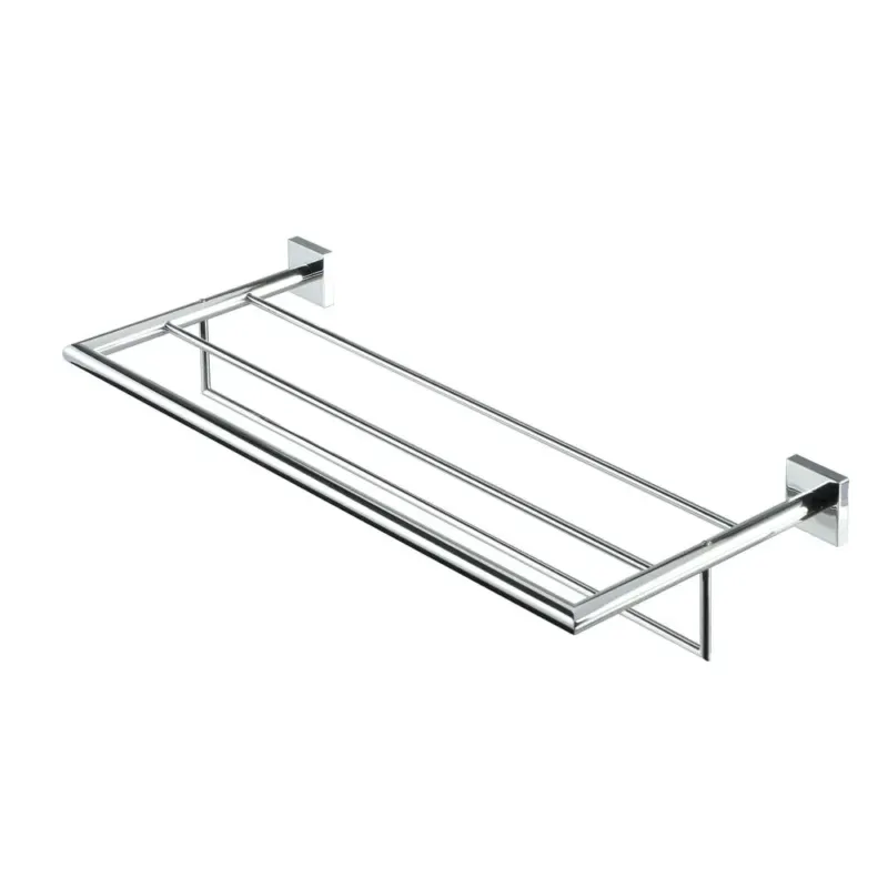 Tijdelijk Beschikbaar Geesa Nelio handdoekrek met plateau 62,6cm chroom