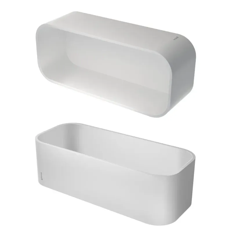 Geesa Frame douchemand/planchet 25cm wit Finale Uitverkoop
