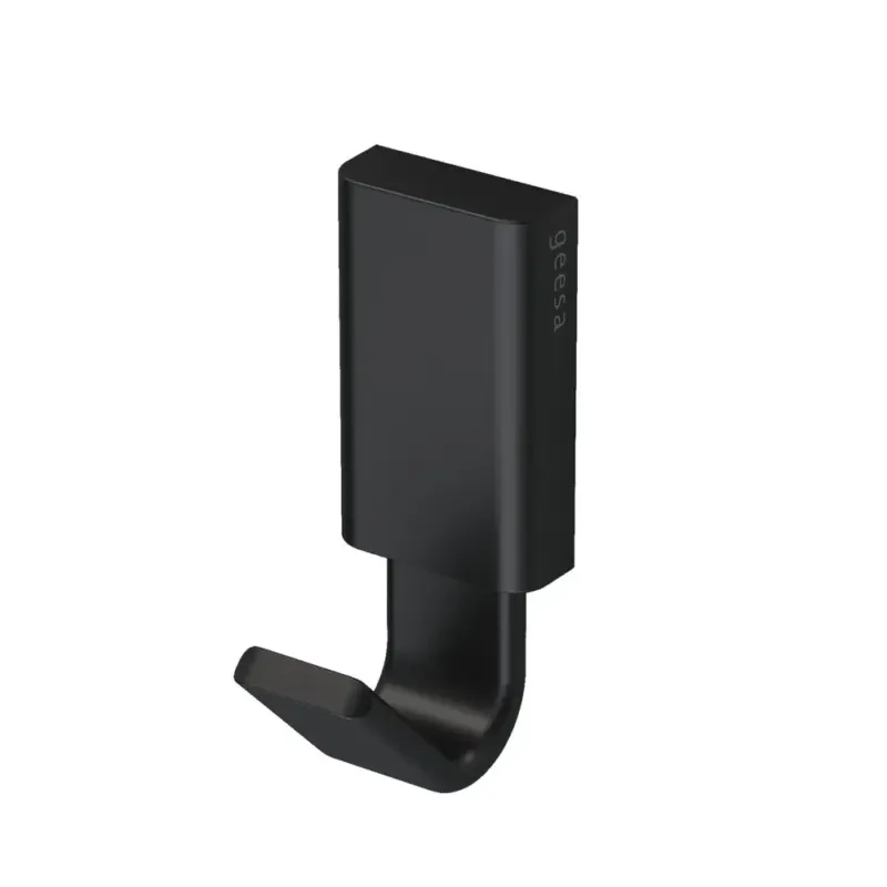 Geesa Frame handdoekhaak zwart Koop Vandaag